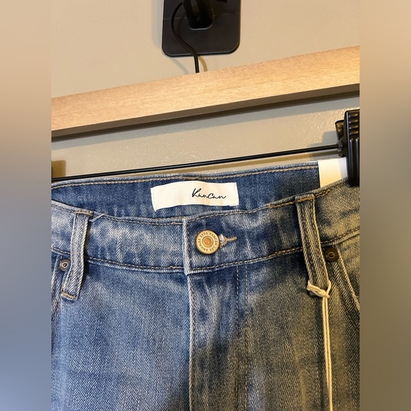 Kancan slightly distressed straight leg jeans size 13/30 NWT - Picture 3 of 8